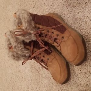 Sperry Womens Waterpoof Leather Upper Boots Sz 10